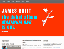 Tablet Screenshot of jamesbritt.com